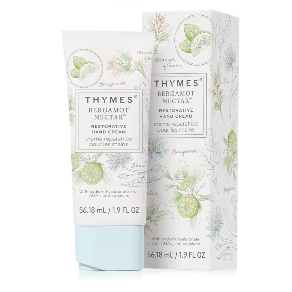 Thymes Restorative Hand Cream for Women & Men - (Bergamot Nectar, 1.9 fl oz)